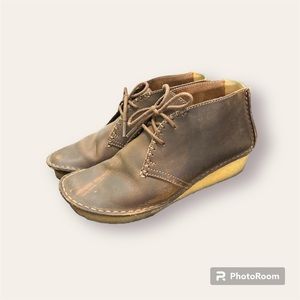 Vintage Clarks Wallaby Booties